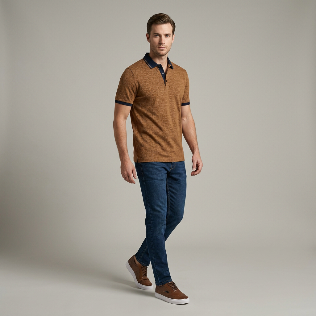 Camiseta Polo Classic Fit Perry Ellis CM00118 Imagen secundaria del producto