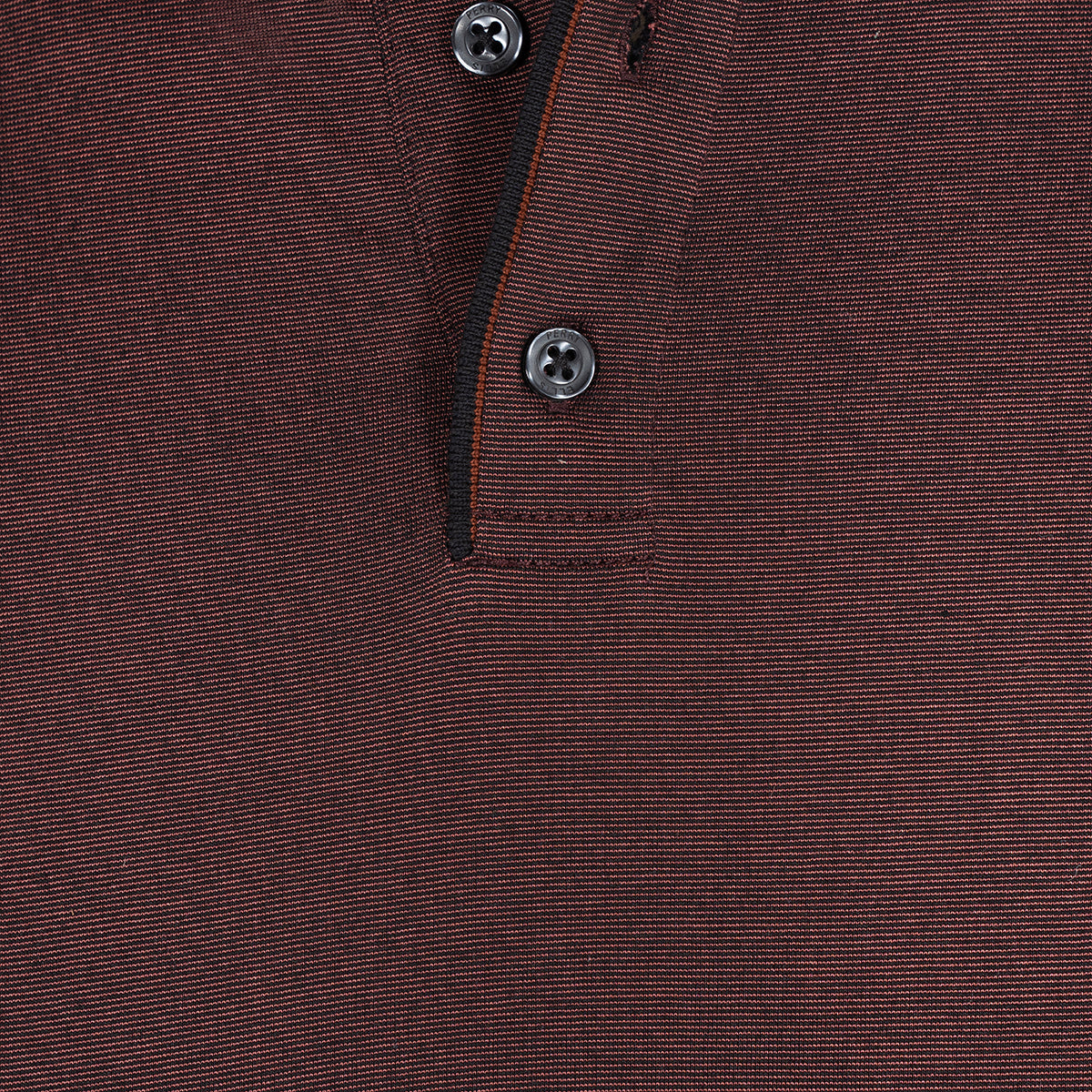 Camiseta tipo polo en color café de Perry Ellis CM00129052