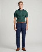Camiseta Polo Classic Fit Perry Ellis CM00129 - Gris Claro - Modelo cuerpo completo