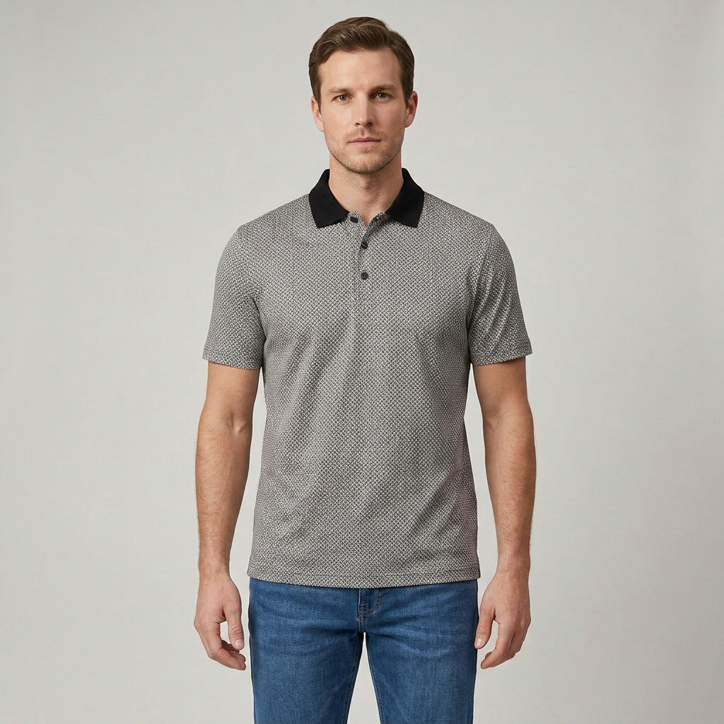 Camiseta Polo Classic Fit Perry Ellis CM00133 Imagen secundaria del producto