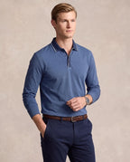 Camiseta Polo Classic Fit Perry Ellis CM00134 - Azul Oscuro - Modelo frente medio