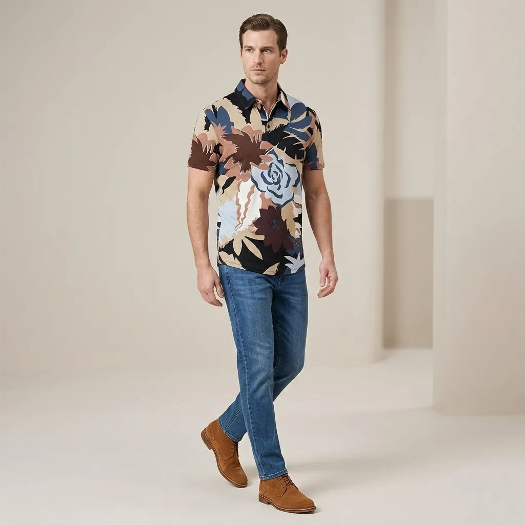 Camiseta Polo Classic Fit Perry Ellis CM00138 Imagen principal del producto