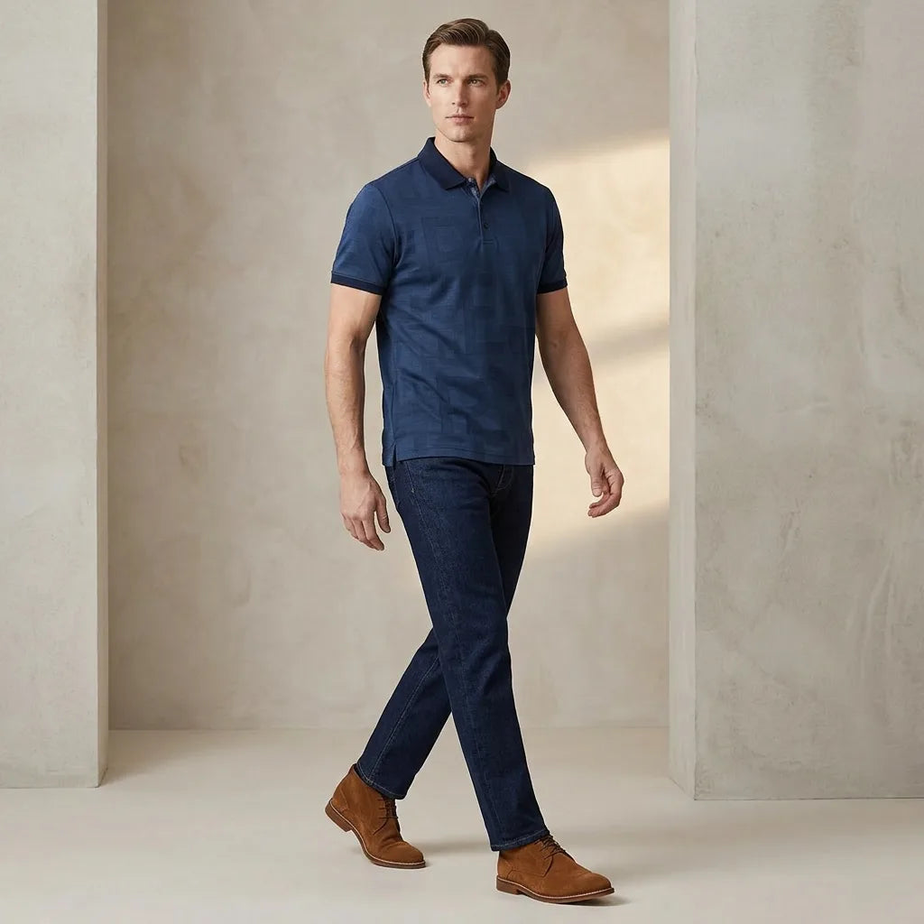 CAMISETA POLO PERRY ELLIS CM00147 Imagen secundaria del producto