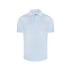 Camiseta Polo mini rayas Brooks Brothers CM00157 - Azul Medio - Frente ghost mannequin