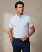 Camiseta Polo mini rayas Brooks Brothers - Azul Medio - Modelo 1