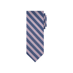 Corbata Color Azul Marca Brooks Brothers 100% de Seda con dise¤o de Diagonales CO03305111