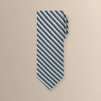 Corbata Mini Striped Brooks Brothers CO03320 - Azul Medio - Swatch