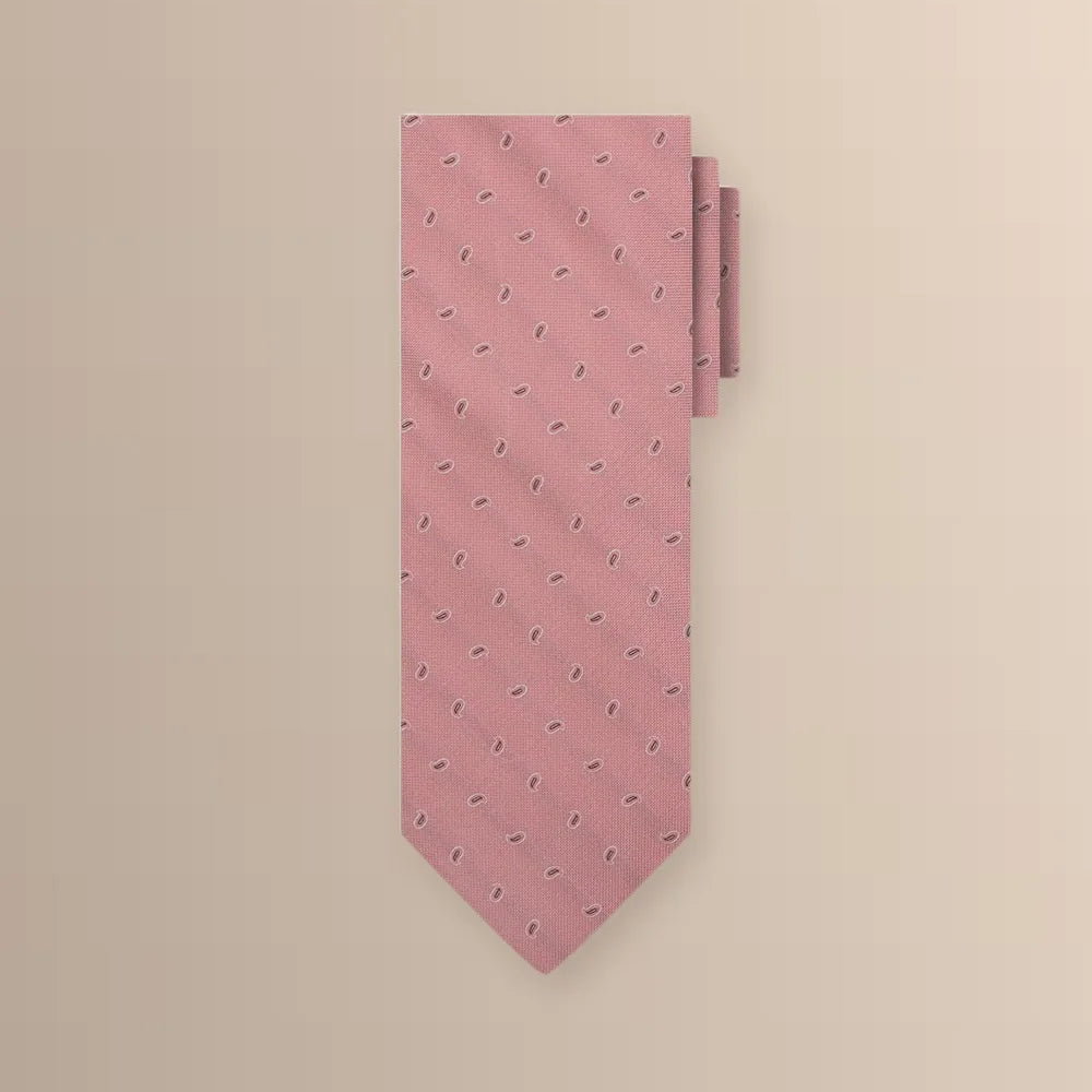 Corbata Jackard Mini Print Brooks Brothers CO03324 - Rosa - Swatch