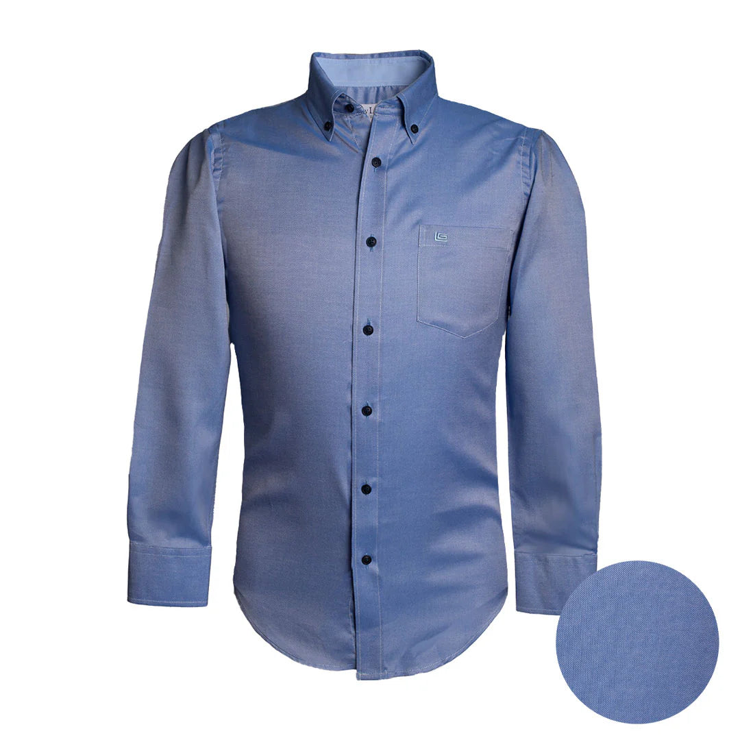 Camisa Sport Guy Laroche CS00698B - Azul Oscuro - Frente ghost mannequin