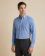Camisa Sport Classic Fit Button Down Austin Reed CS00698K - Azul Medio - Modelo plano americano lookbook