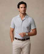 Camisa Sport Manga Corta Perry Ellis CS00882C - Verde - Modelo plano americano lookbook