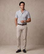 Camisa Sport Manga Corta Perry Ellis CS00882C - Verde - Modelo cuerpo completo