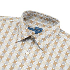 Camisa Sport CS00906-052 Habano estampado geometrico - vista 1