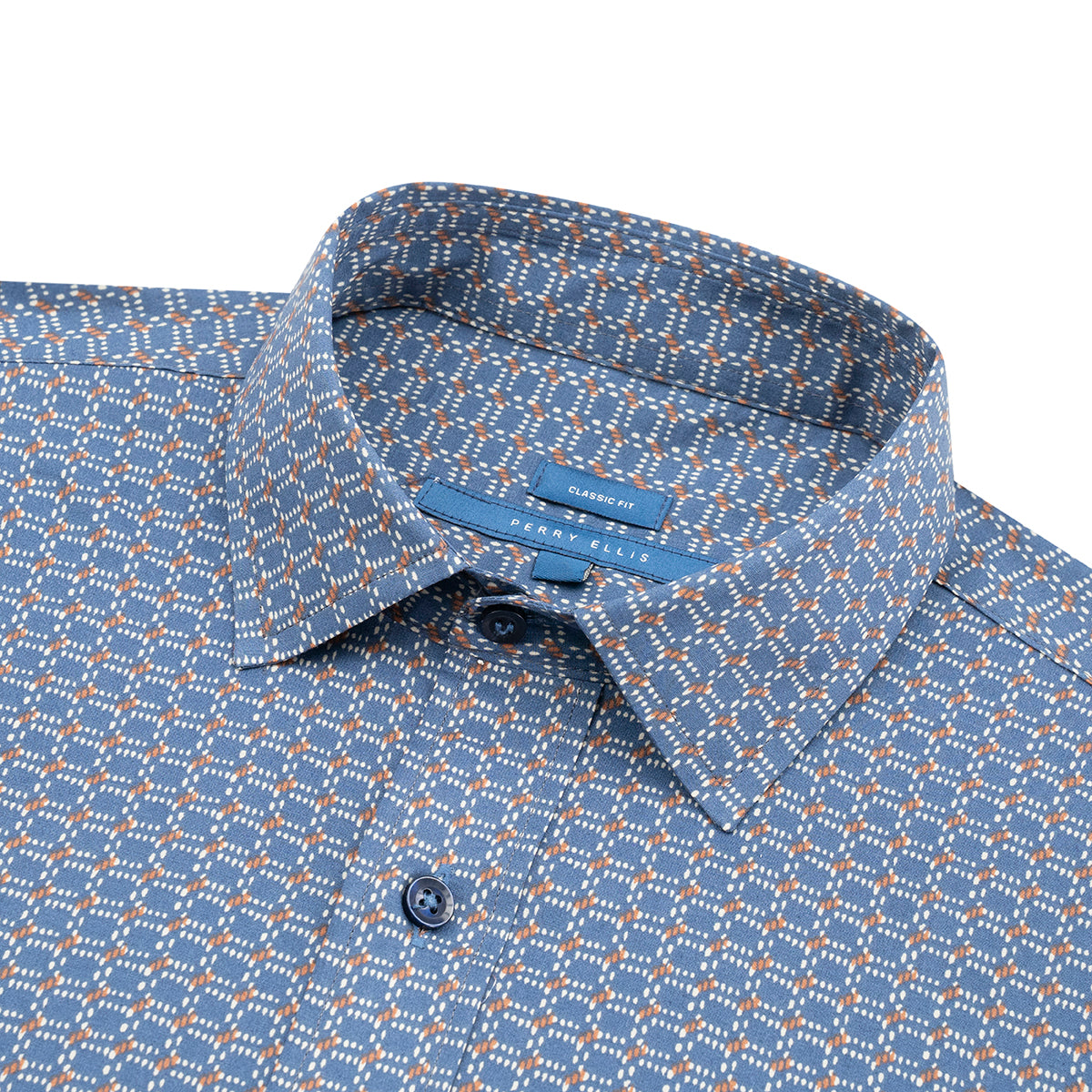 Camisa Sport en color Azul de Perry Ellis CS00914013