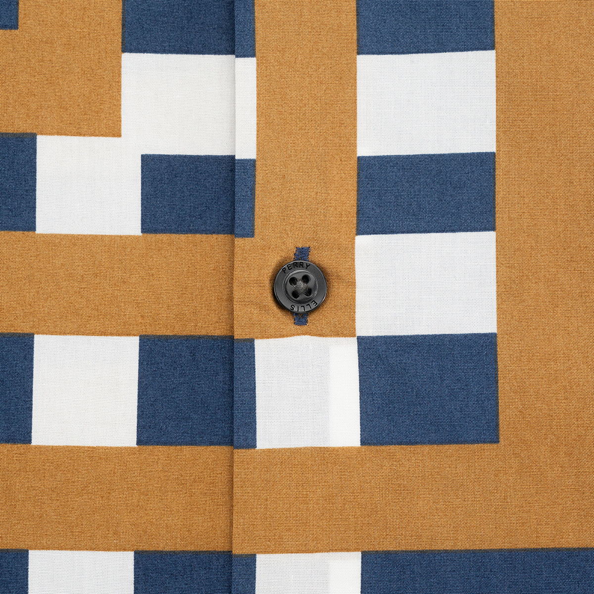 Camisa Sport manga corta con diseño Perry Ellis CS00916