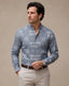 Camisa Sport Gris Classic Fit Perry Ellis CS00917 - Gris - Modelo plano americano lookbook