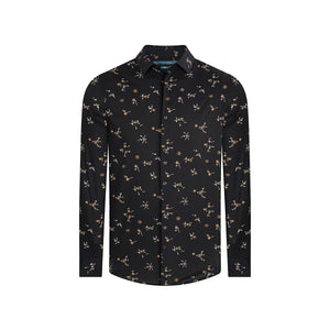 Camisa Sport con estampado en negro de Perry Ellis CS00918031