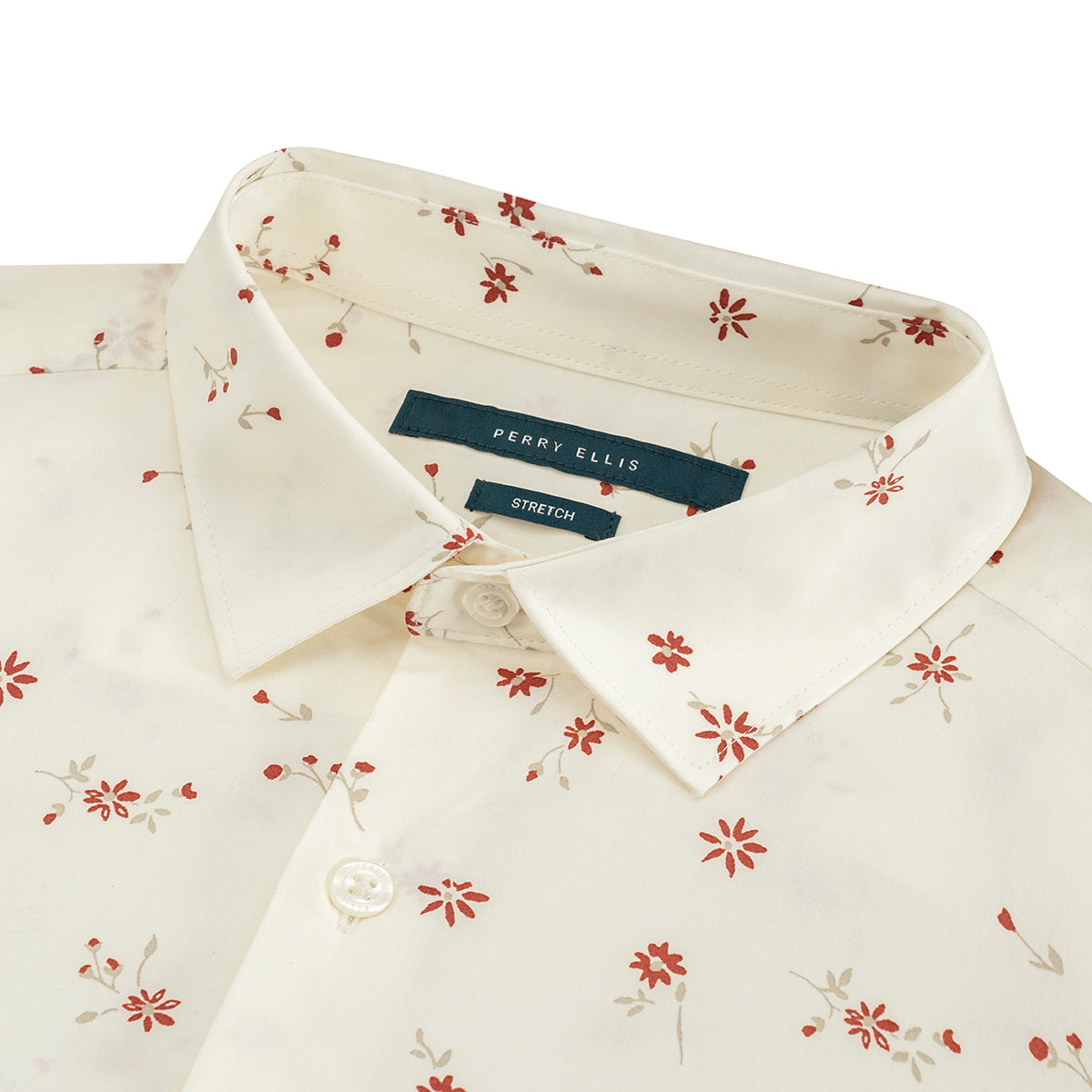 Camisa Sport con estampado en Beige de Perry Ellis CS00918041