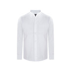 Camisa Sport Classic Fit Cuello Mao Austin Reed CS00926 - Blanco - Frente ghost mannequin