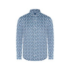 Camisa Sport Azul Classic Fit Perry Ellis CS00932