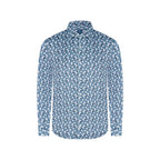 Camisa Sport Azul Classic Fit Perry Ellis CS00932
