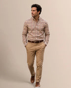 Camisa Sport Cuadros Button Down Collar Classic Fit Non Iron Brooks Brothers CS00960 - Modelo lifestyle