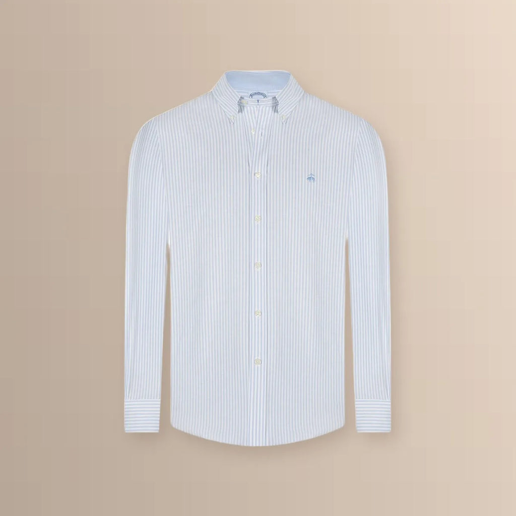 Camisa Sport Rayas NON IRON Button Down Collar Classic Fit Brooks Brothers CS00965 - Frente ghost mannequin