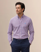 Camisa Sport Cuadros Friday Shirt Button Down Collar Classic Fit Brooks Brothers CS00970 - Modelo plano americano lookbook