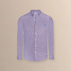 Camisa Sport Cuadros Friday Shirt Button Down Collar Classic Fit Brooks Brothers CS00970 - Frente ghost mannequin
