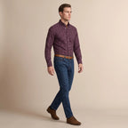 CAMISA SPORT BROOKS BROTHERS CS00990 - Vino