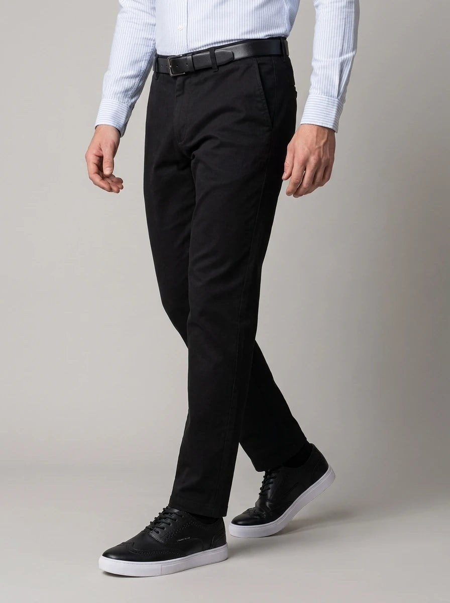 Pantalón Classic Fit Guy Laroche PS00129C - Negro