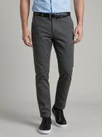 Pantalón Classic Fit Guy Laroche PS00129C - gris-4