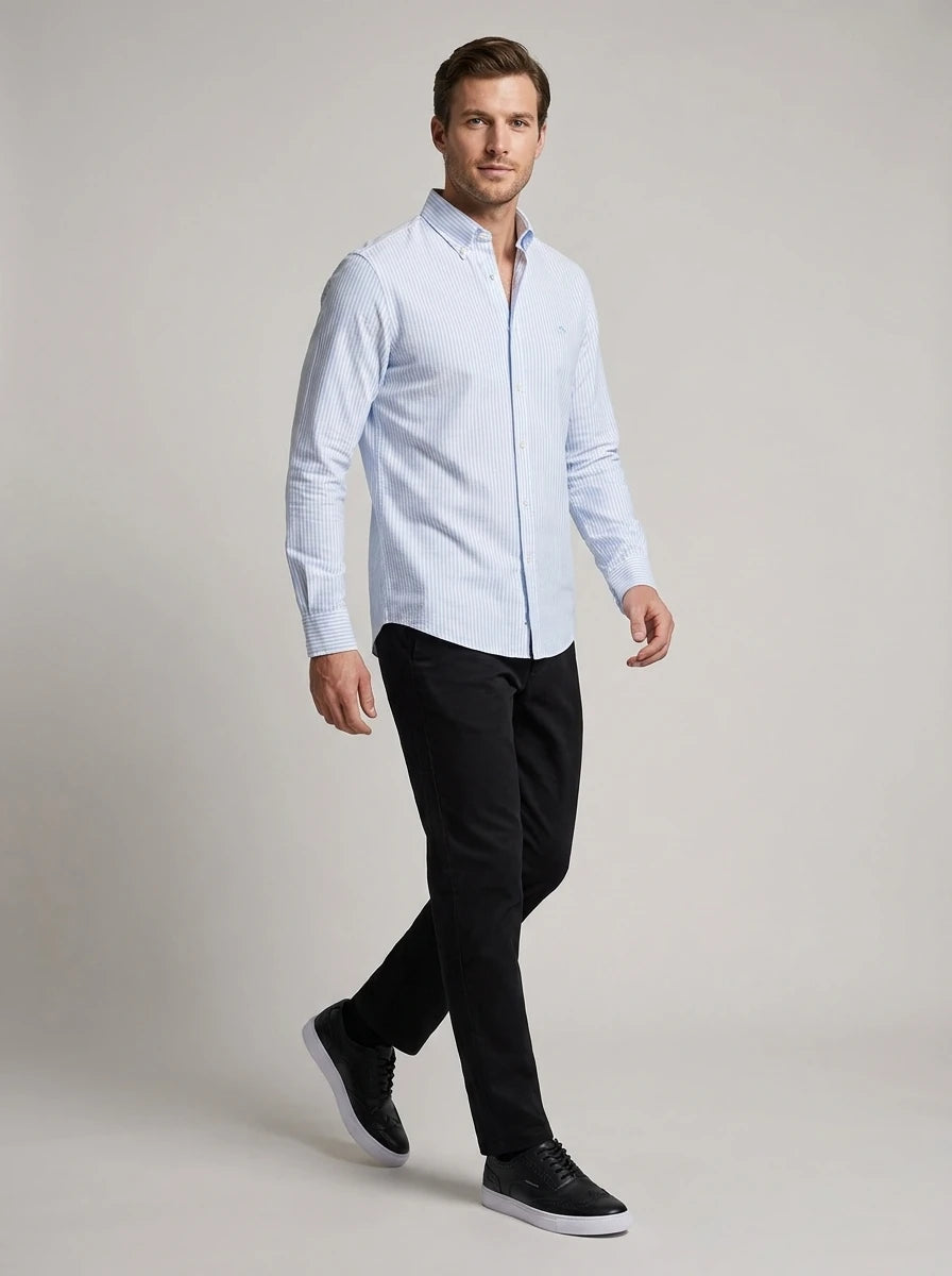 Pantalón Classic Fit Guy Laroche PS00129C - Negro