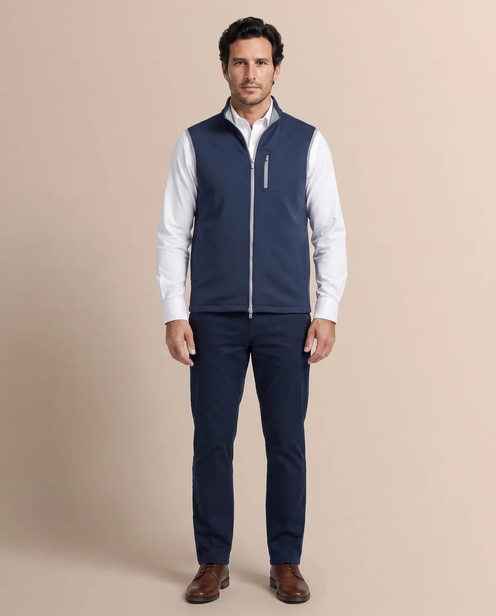 Chaleco Brooks Brothers Performance - Azul Oscuro - Modelo 2