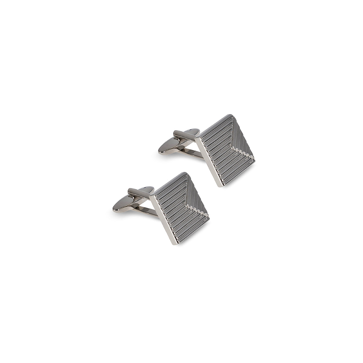 Mancornas con diseño cuadrado y relieve metalico MA00258022