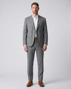 Pantalón Formal Brooks Brothers PF00192 - Gris Medio - Modelo cuerpo completo
