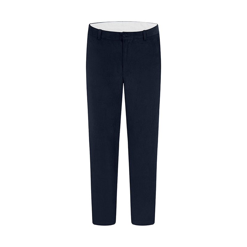 Pantalon Classic Fit Austin Reed PS00048A - Azul Oscuro - Detalle pantalón