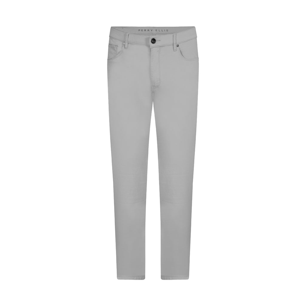 Pantalón Classic Fit Perry Ellis PS00147 - Gris Claro - Frente ghost mannequin