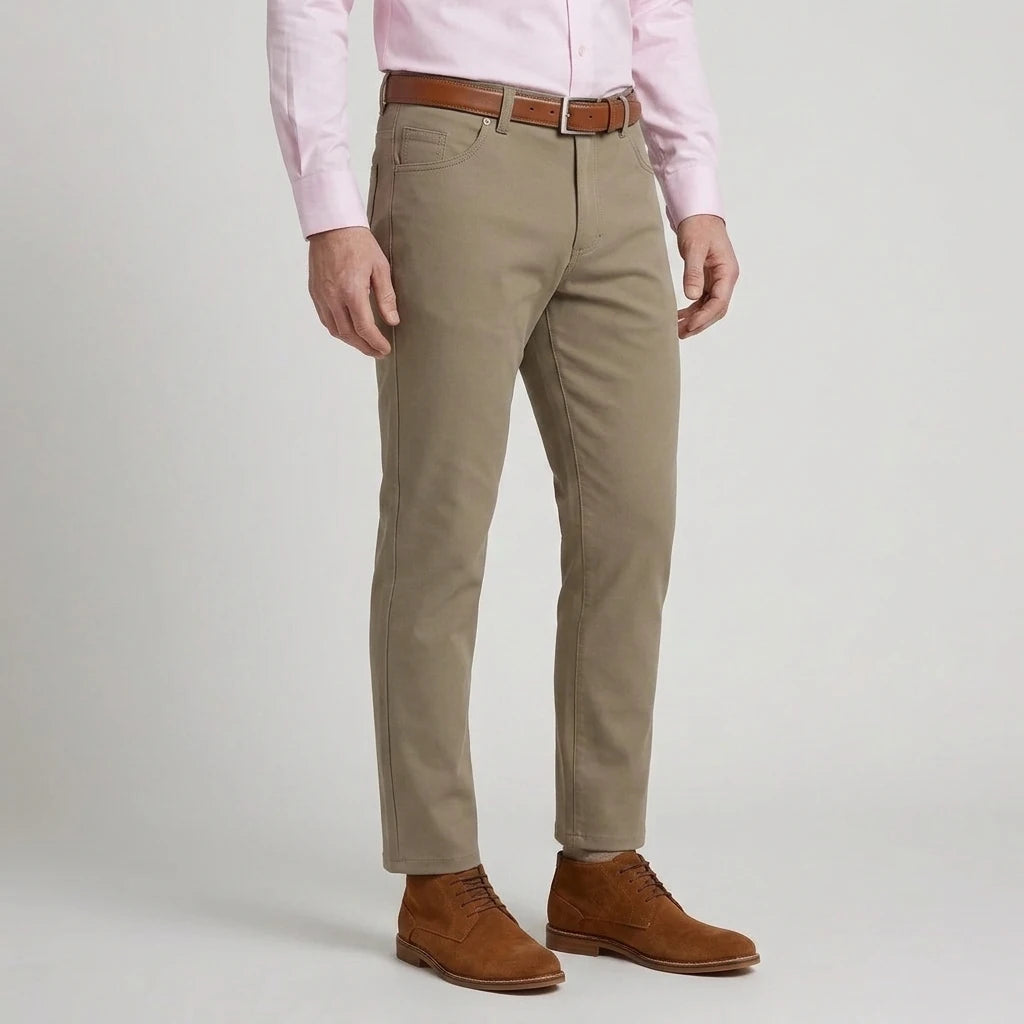 Pantalon PS00147 - Camel - vista 2