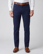 Pantalón 5 Pocket Classic Fit Perry Ellis PS00148 - Azul Oscuro - Modelo frente medio