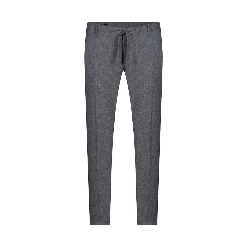 Pantalon Lino Classic Fit Perry Ellis PS00153 - gris-4 - Frente ghost mannequin