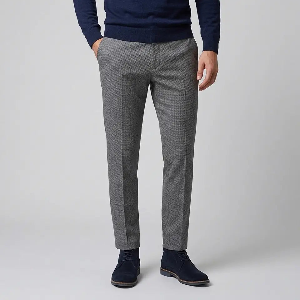 Pantalón Classic Fit Perry Ellis PS00156 - Gris Oscuro - Detalle