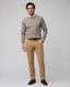 Pantalón Algodón Classic Fit Perry Ellis PS00157 - Habano - Modelo frente medio