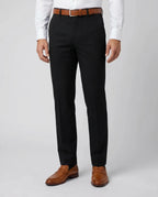 Pantalón Algodón Classic Fit Perry Ellis PS00157 - Negro - Modelo frente medio