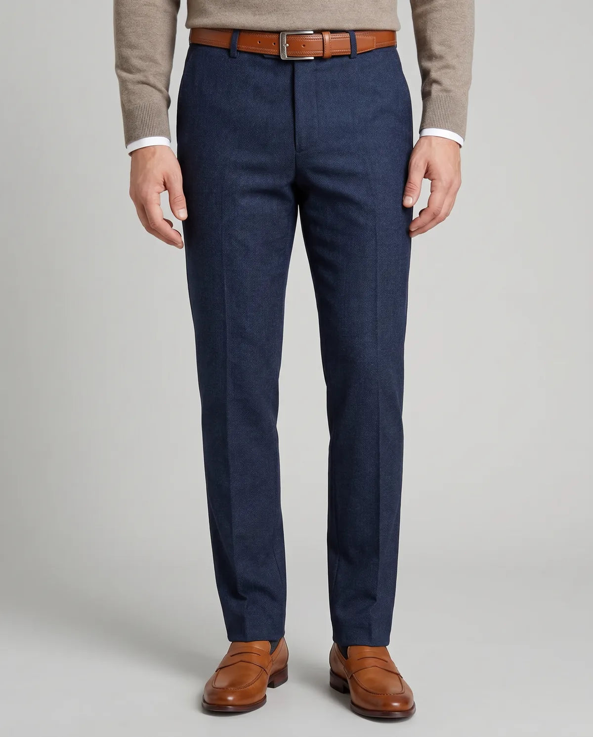 Pantalón Sport Brooks Brothers PS00164 - Azul Oscuro - Modelo frente medio