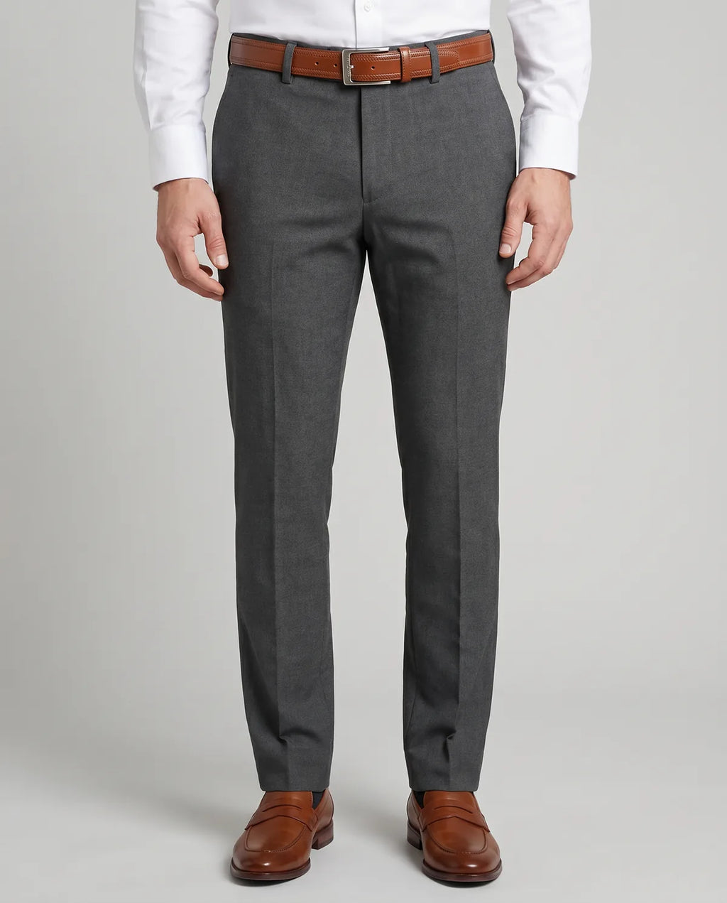 Pantalón Sport Brooks Brothers PS00164 - gris-4 - Modelo frente medio