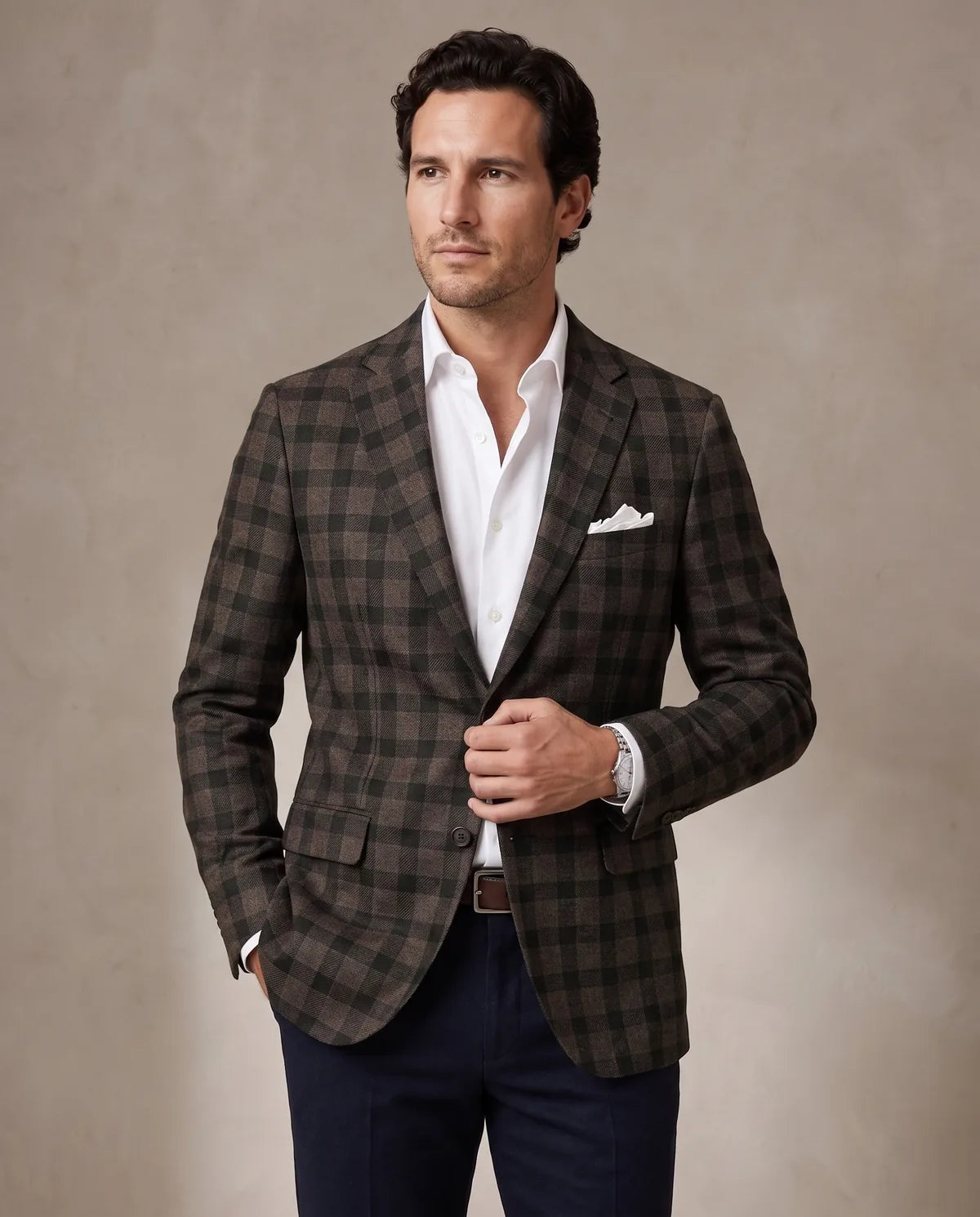 Saco Cuadros Classic Fit Guy Laroche SA00479 Imagen secundaria del producto