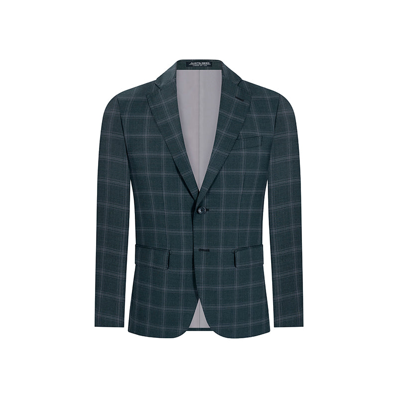 Saco Cuadros Classic Fit Austin Reed SA00488 - gris-4 - Frente ghost mannequin