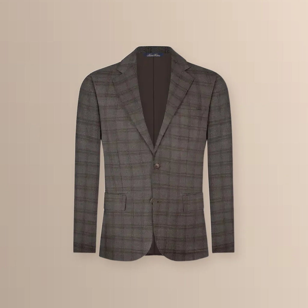 Saco Classic Fit 100% Lana Brooks Brothers SA00515 - Frente ghost mannequin