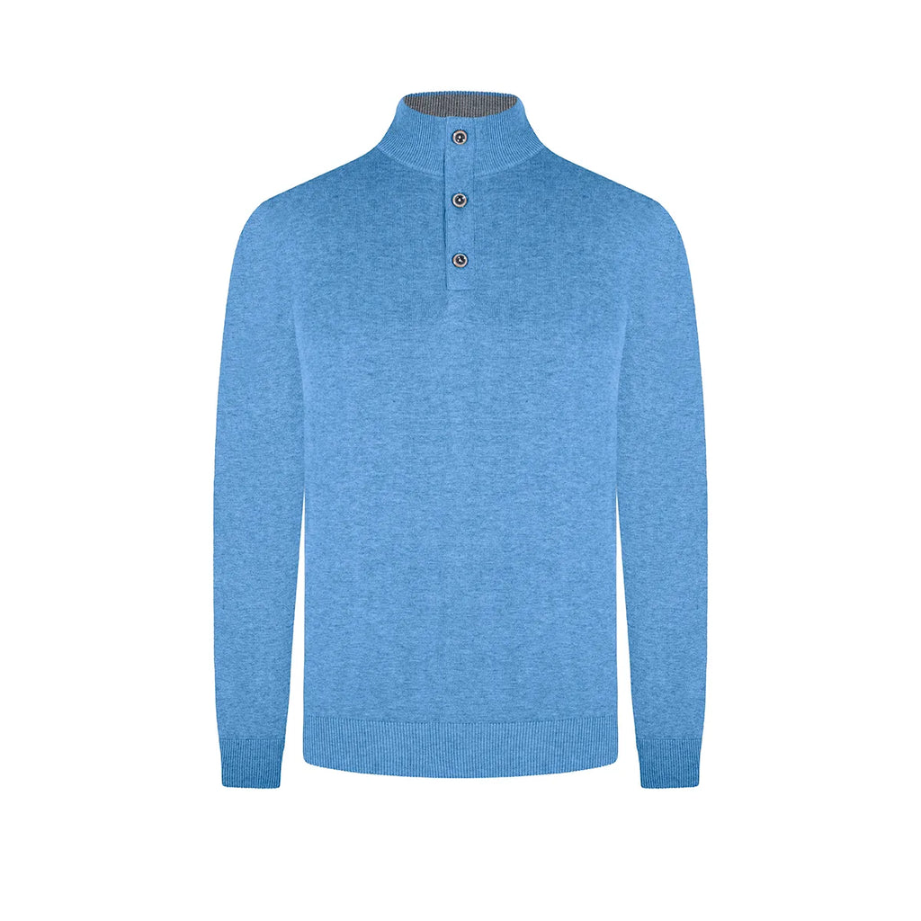 SWEATER GUY LAROCHE HALF BUTTON SW00073GL